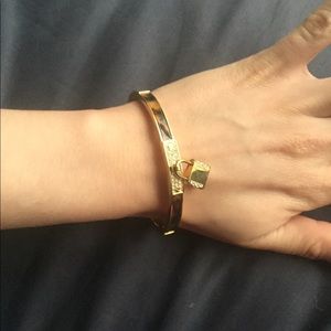 Michael Kors Gold, Cheetah & Diamond Bangle ✨